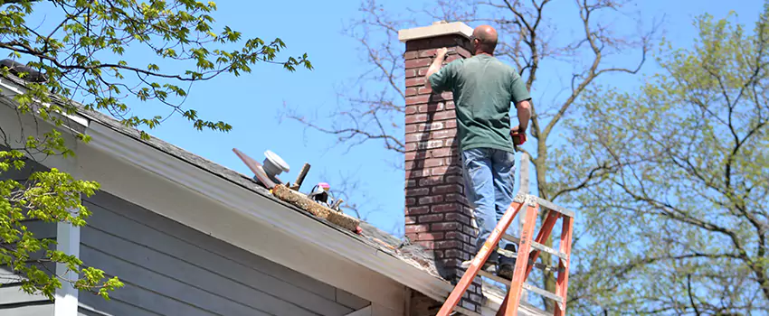 Vinyl and PVC Chimney Flashing Installation in Fort Lee, NJ