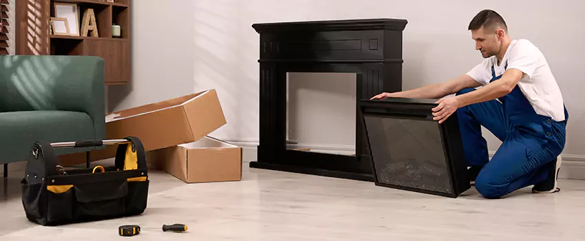 Old Rusted Metal Fireplace Repair And Replacement in Fort Lee, NJ