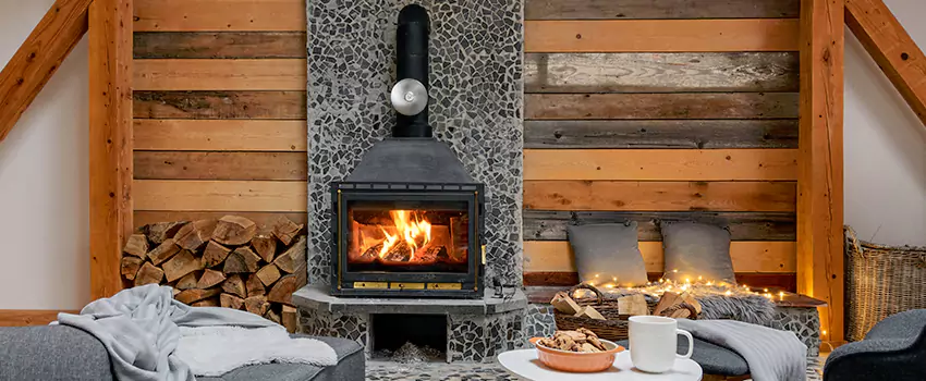Thelin Hearth Products Direct Vent Gas Stove Fireplace Inspection in Fort Lee, New Jersey
